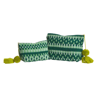 Different size of Arlette Terry Pouch - Jade