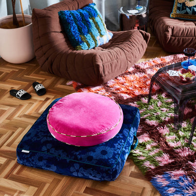 Bernanda Velvet Floor Cushion