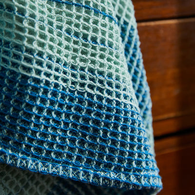 closer look of Brigitte Tea Towel - Jade design