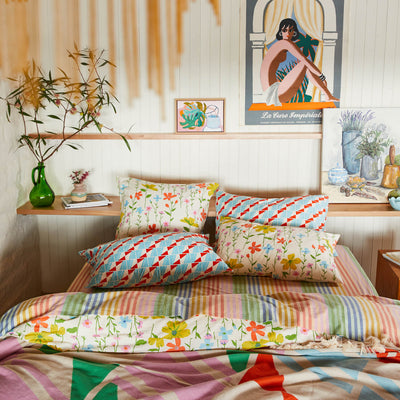 Cali Cotton Pillowcase Set - Standard