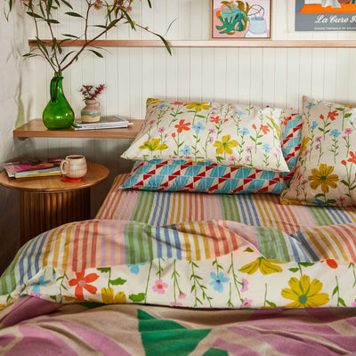 Cali Cotton Pillowcase Set - Standard