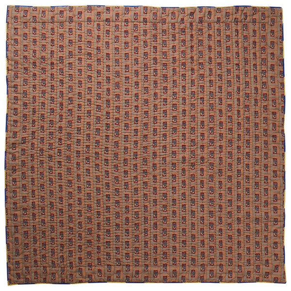 Clarice Patchwork Bedcover - Azure