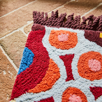 Cora Bath Runner - Garnet