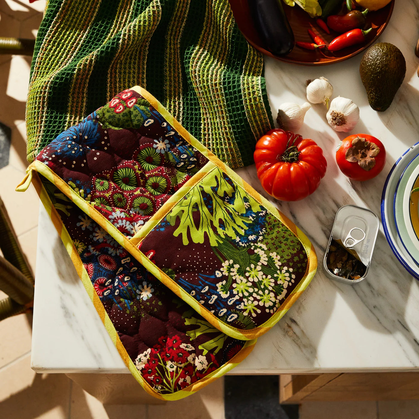 Cora Double Oven Mitt