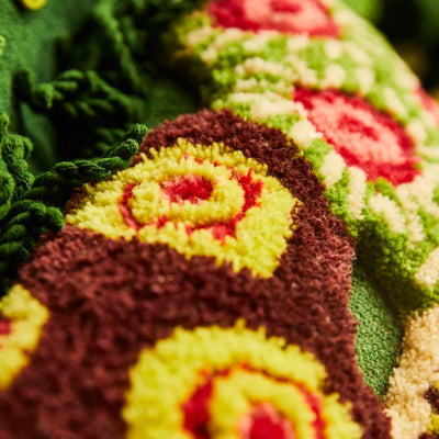 Cora Tufted Cushion - Kelp