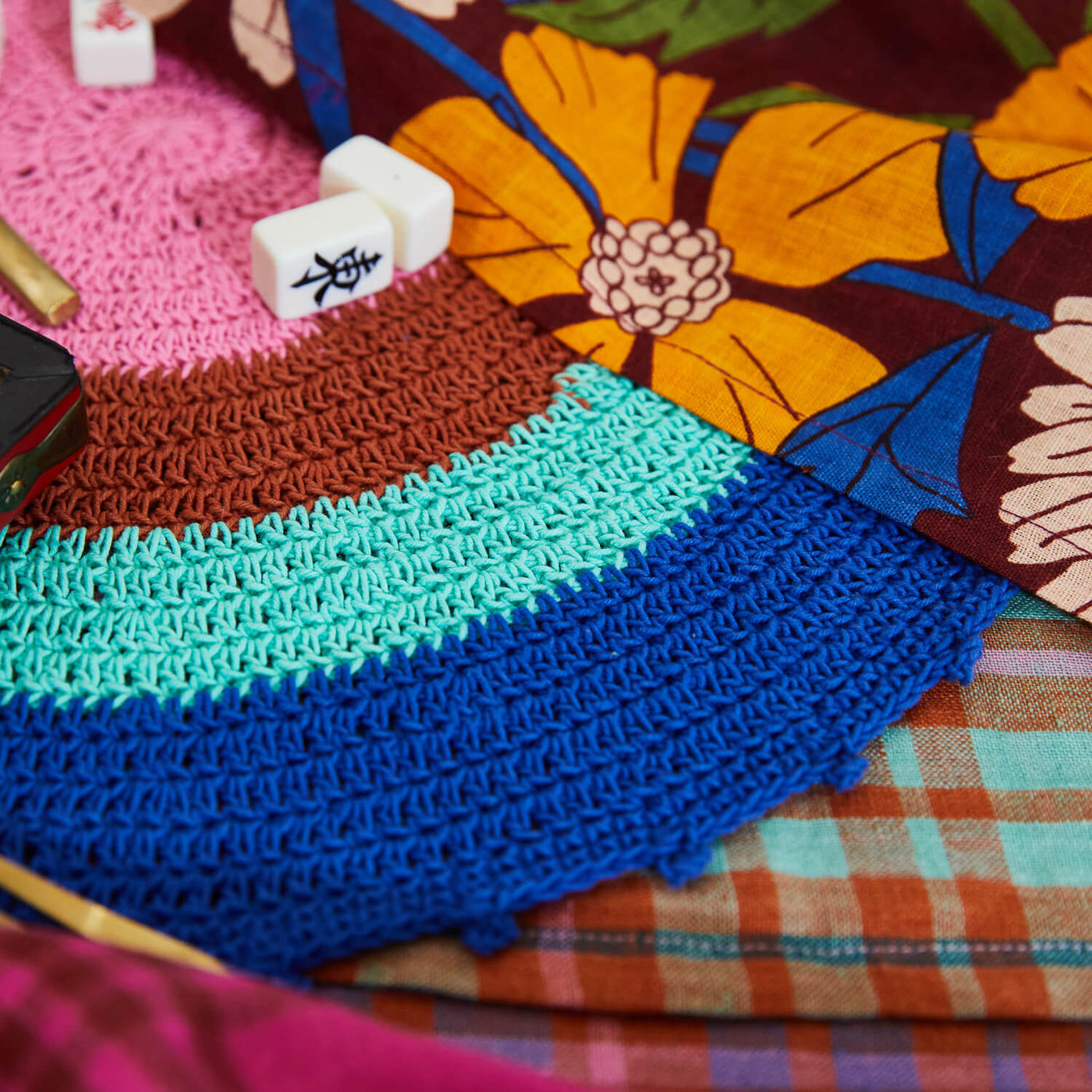 Dalian Crochet Placemat Set