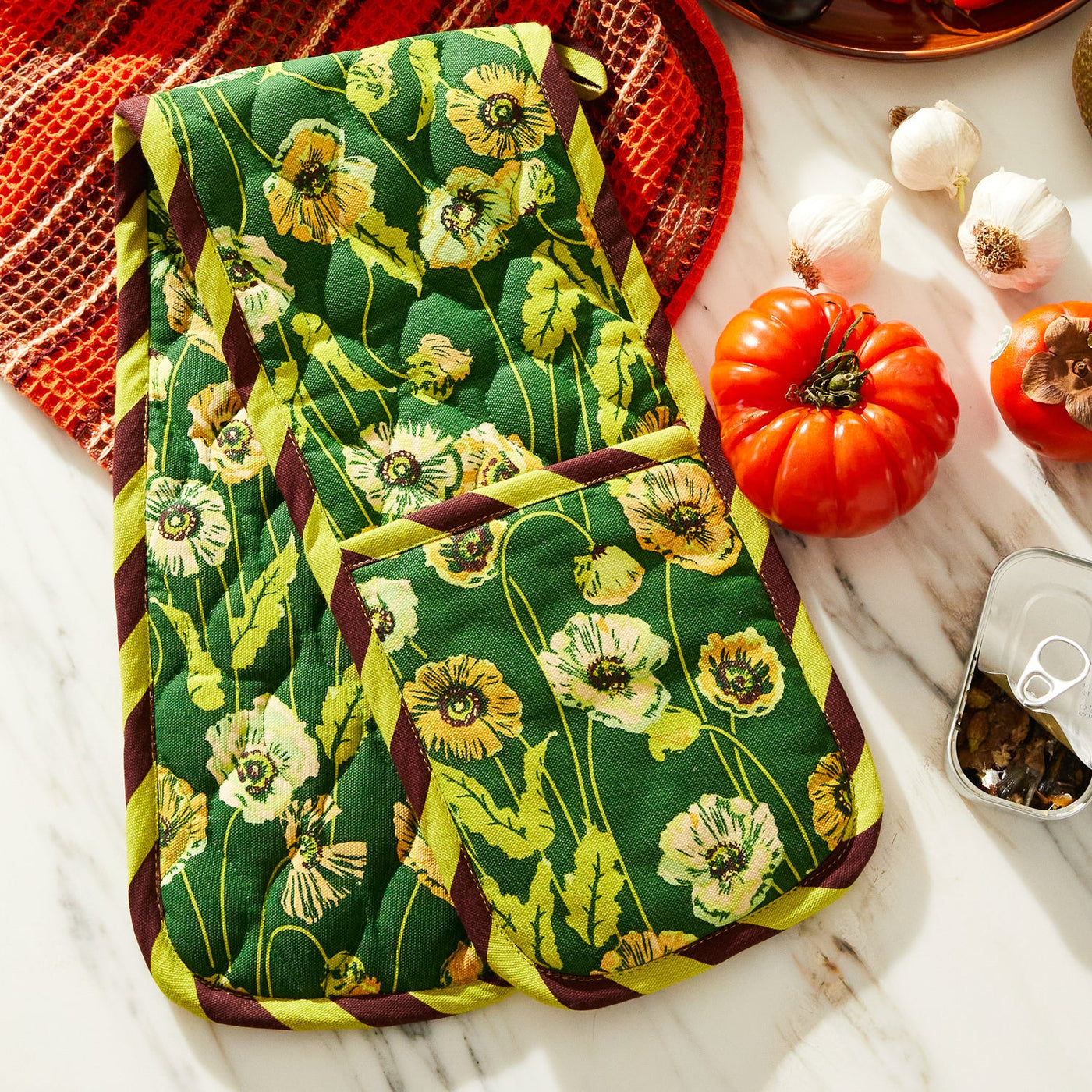 Delphine Double Oven Mitt