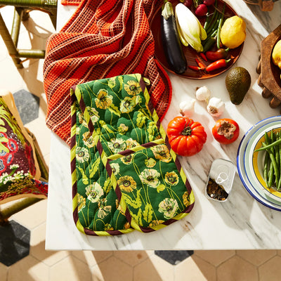 Delphine Double Oven Mitt