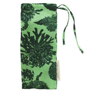 Delphine Silk Eye Mask - Key Lime