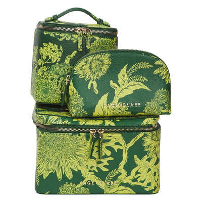 Delphine Small Vanity Case - Anise