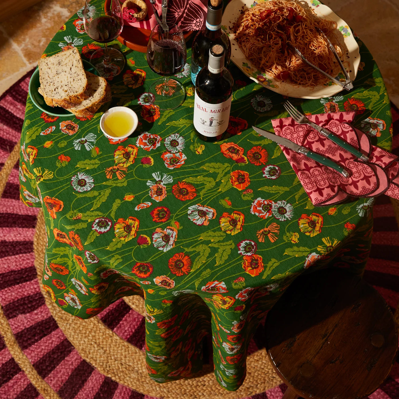 Delphine Square Table Cloth