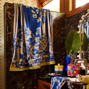 Eliza Towel Range - Ultramarine