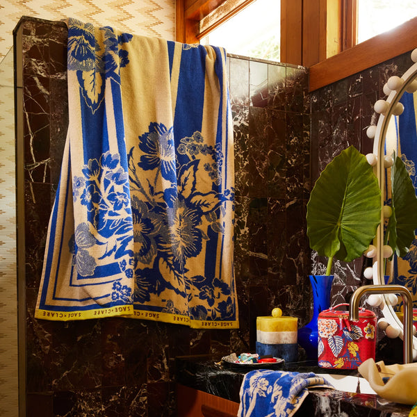 Eliza Towel Range - Ultramarine