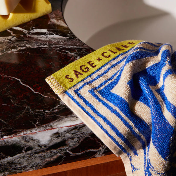 Eliza Towel Range - Ultramarine