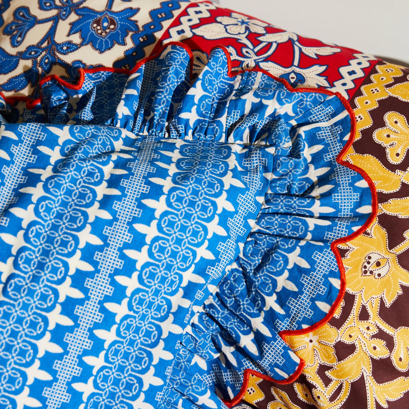 Esme Cotton Standard Pillowcase Set - Azure