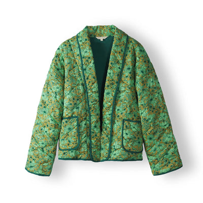 Evette Quilted Jacket - Martini