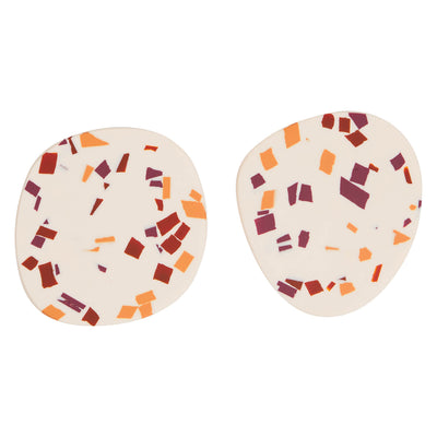Fenella Coasters - Set of Two - Nougat Terrazzo