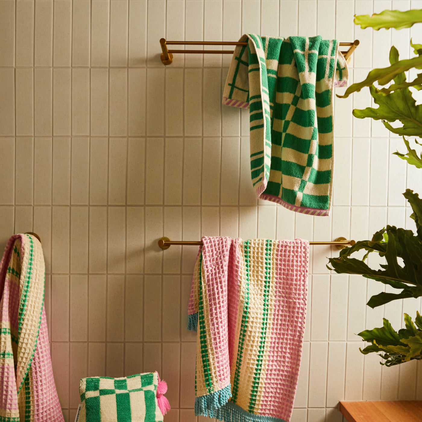 Fresno Towel Range - Spearmint