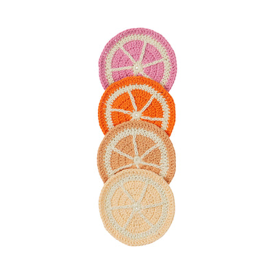 Fruitvale Crochet Coaster Set - Dahlia