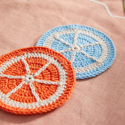 Fruitvale Crochet Coaster Set - Dahlia
