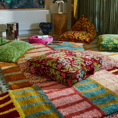 different floor cushion