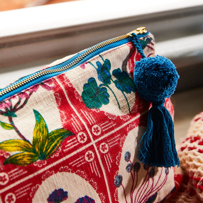 closer look of Gigi Cosmetic Bag tassel