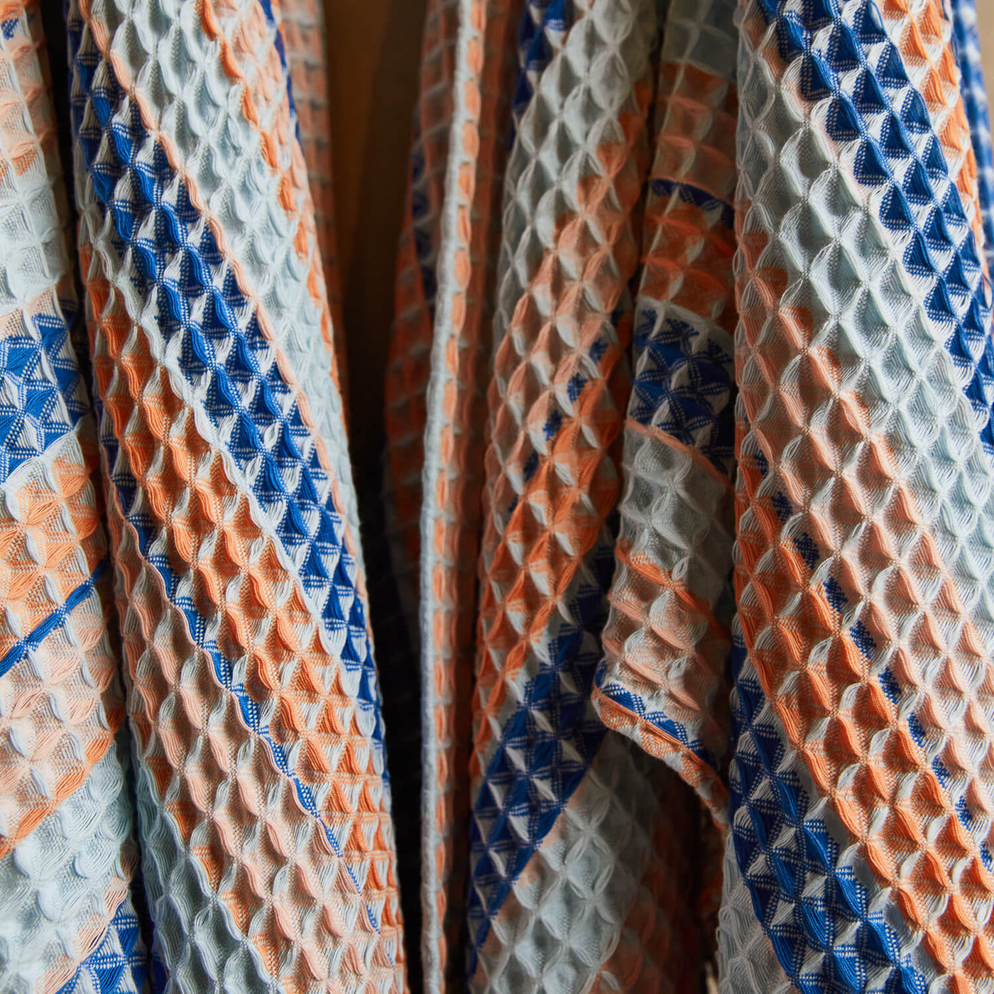 Kanti Waffle Towel Range - ultramarine