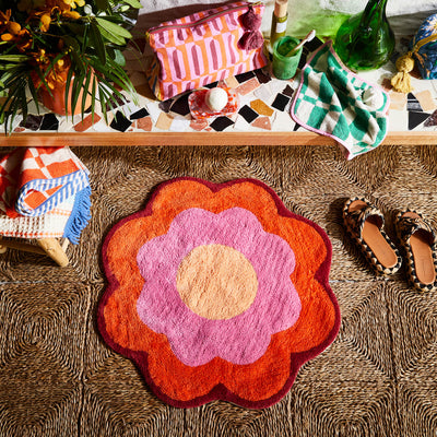 Kiska Bath Mat - Dahlia