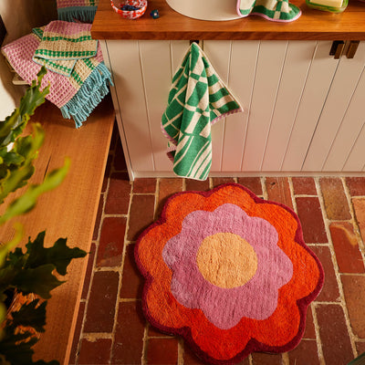 Kiska Bath Mat - Dahlia