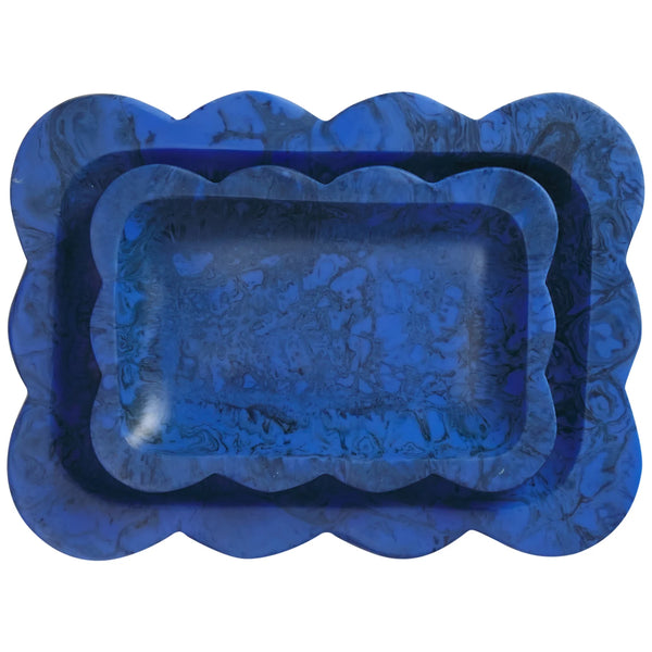 Lizzie Tray - Azure