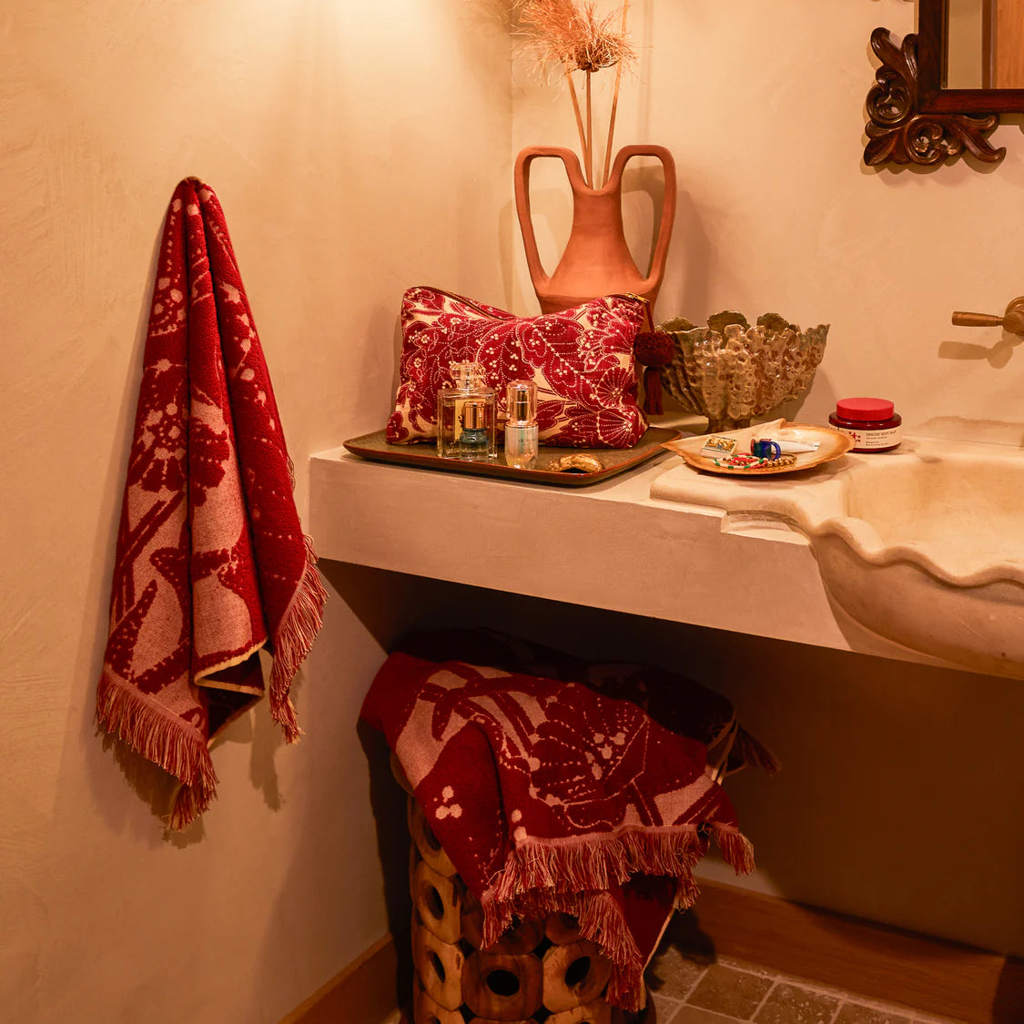 Lucia  Bath Range - Crimson