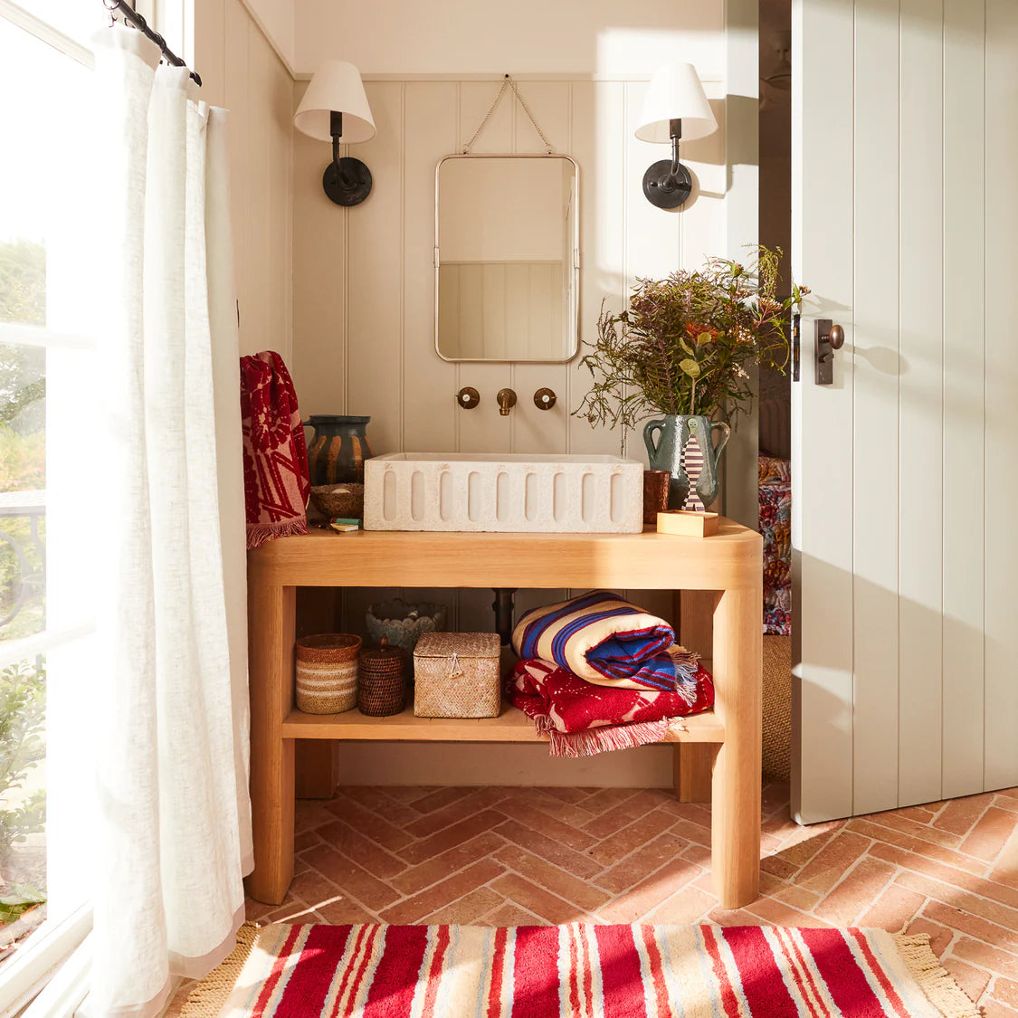 Lucia  Bath Range - Crimson