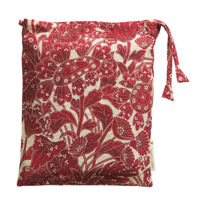 Lucia Linen Euro Pillowcase Set - Crimson