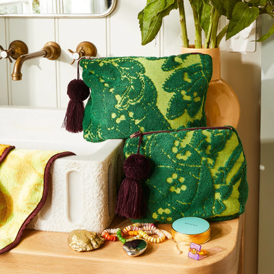 Lucia Terry Pouch - Kelp