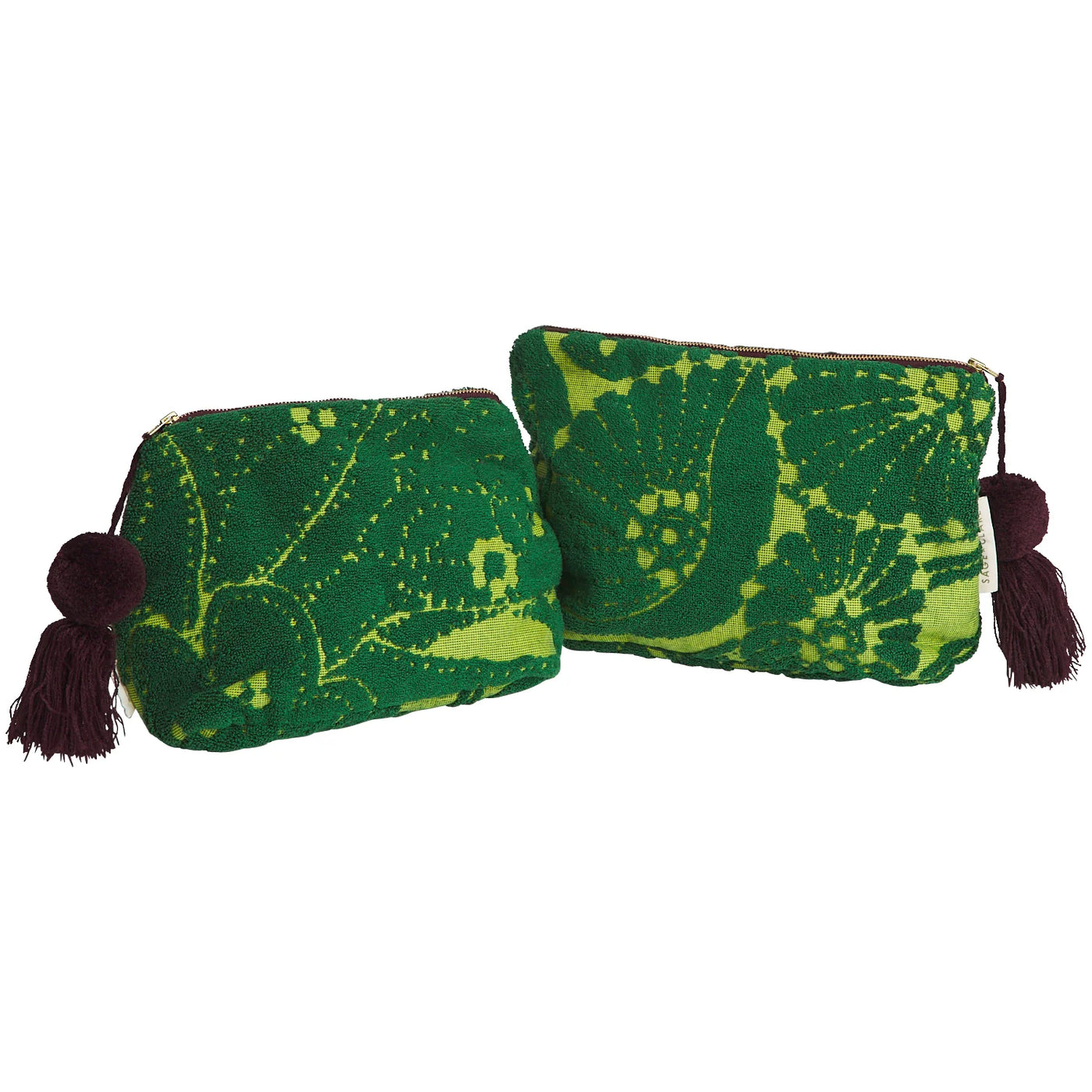 Lucia Terry Pouch - Kelp