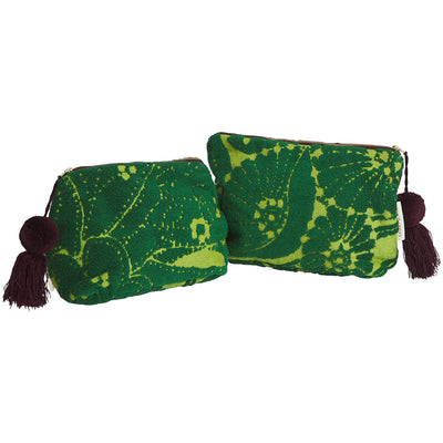 Lucia Terry Pouch - Kelp