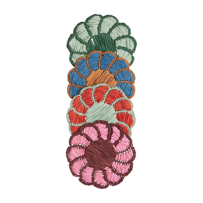 Magnolia Coaster Set - Jade