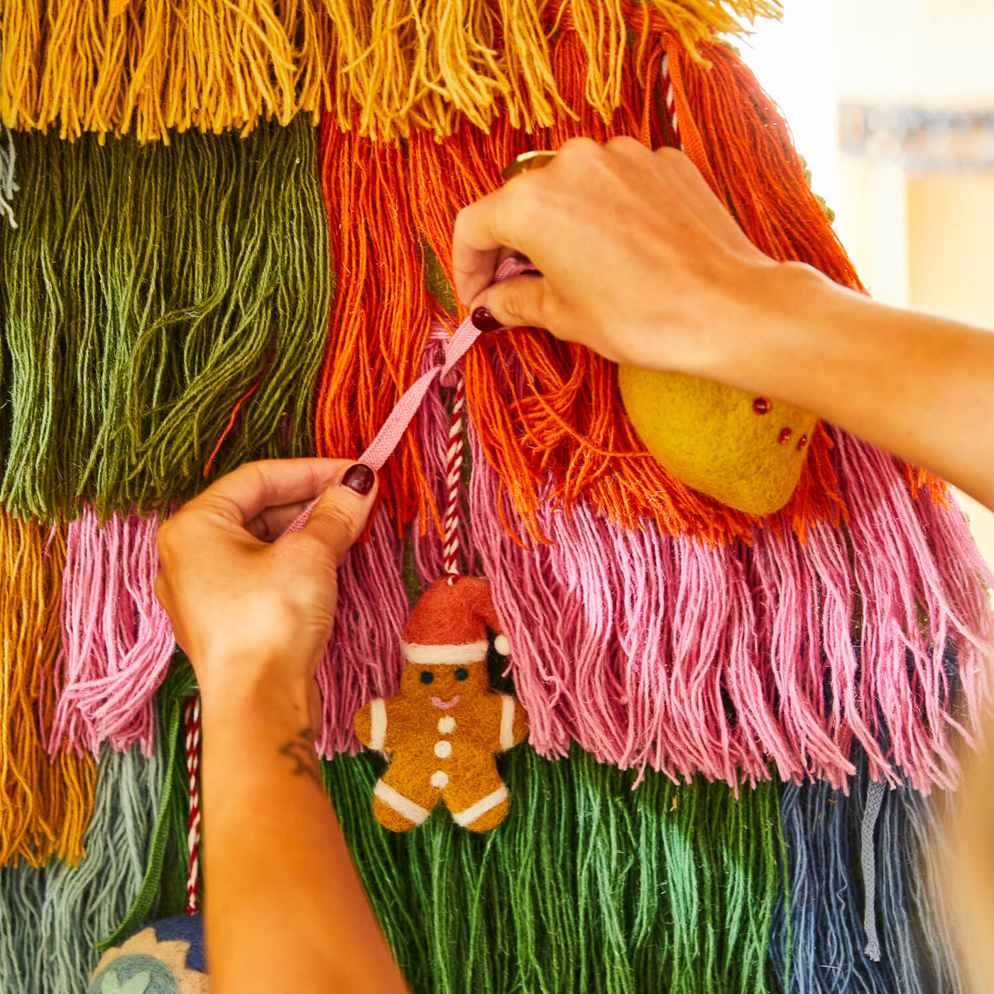 Mallow Felt Decoration