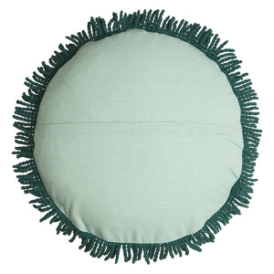 Manville Fringe Cushion back details