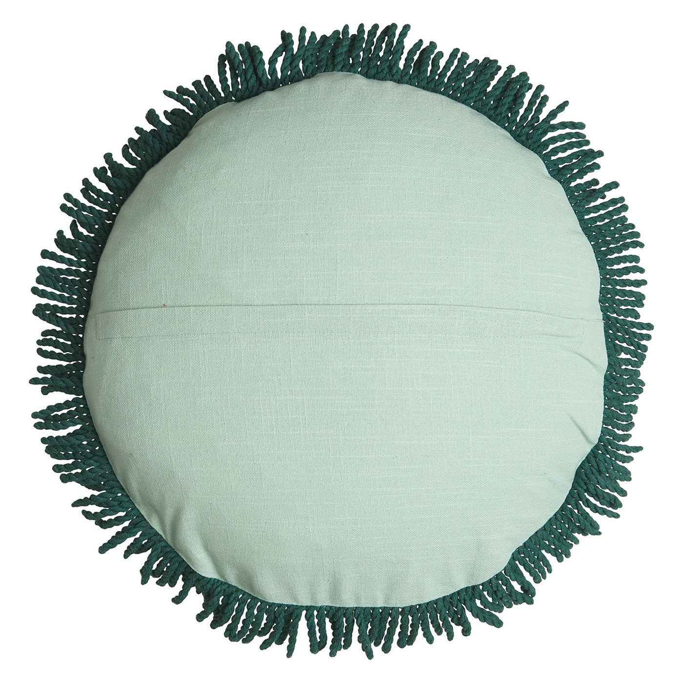 Manville Fringe Cushion back details