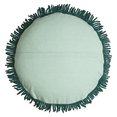 Manville Fringe Cushion back details