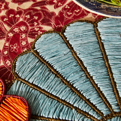 Mia Placemat Set - Azure