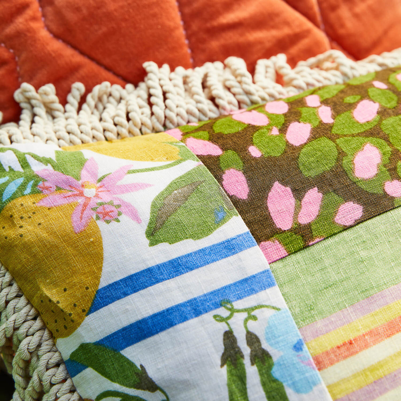 Montara Patchwork Cushion
