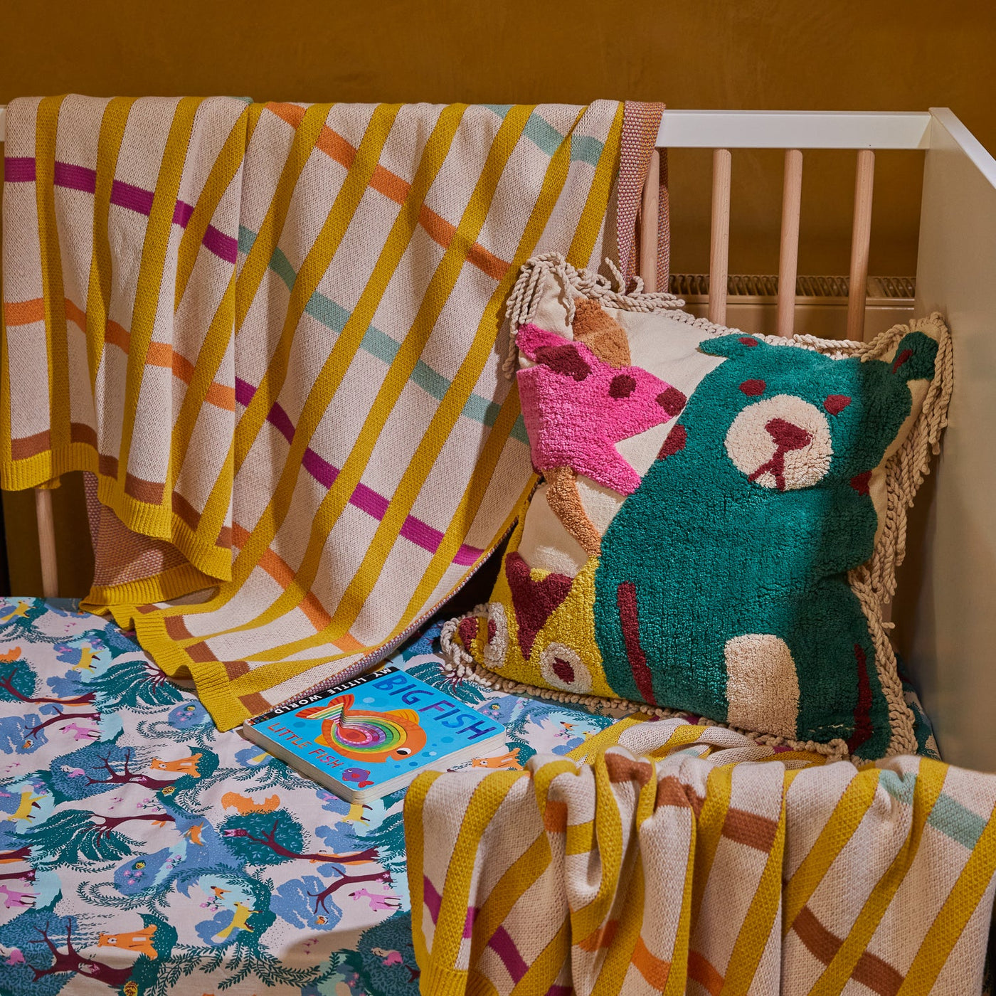 day bed with Monty Tufted Cushion