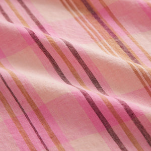 Nicolette Linen Flat Sheet - Poudre