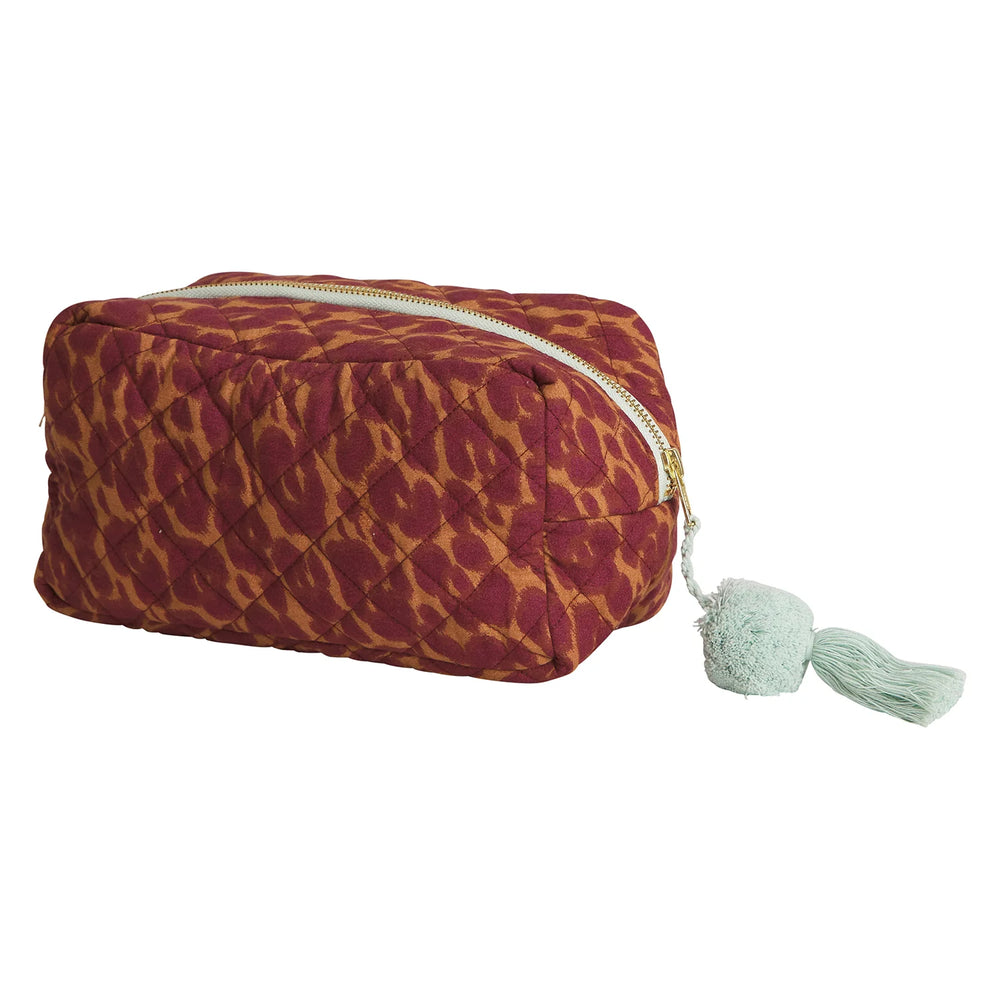 Odette Beauty Bag placed in bathroom vanity