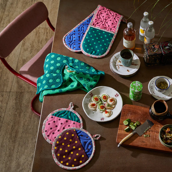 Paige Tea Towel - Verdant