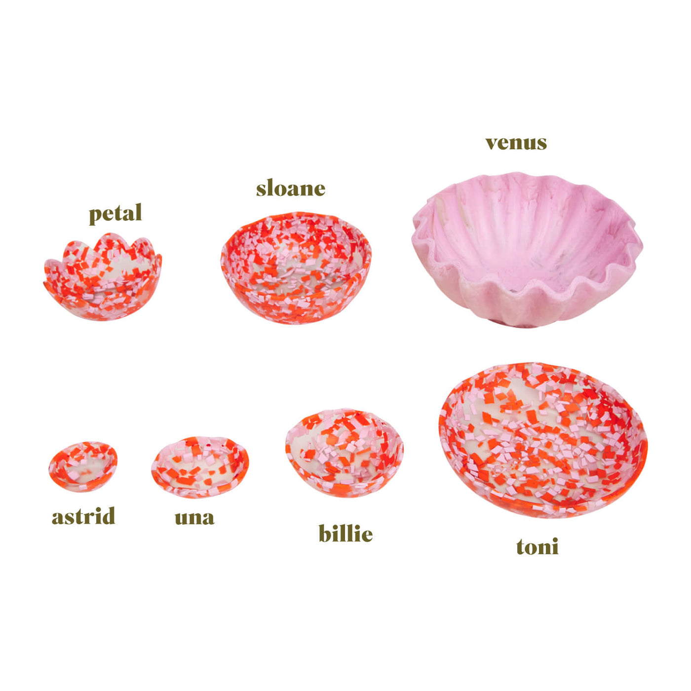 Petal Bowl - Confetti Terrazzo
