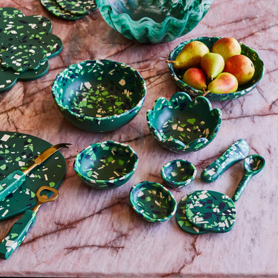 Petal Bowl - Pine Terrazzo