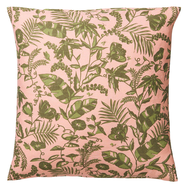Safia Linen Euro Pillowcase Set - Martini